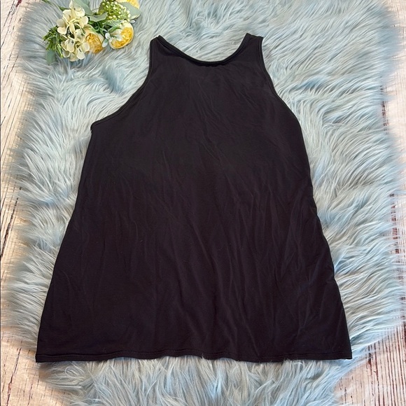 Lululemon Deep Stretch Racerback Tank Black sz 4 - Picture 1 of 9